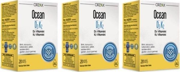 Ocean D3k2 20 ml Damla (3 Kutu) - Image 1