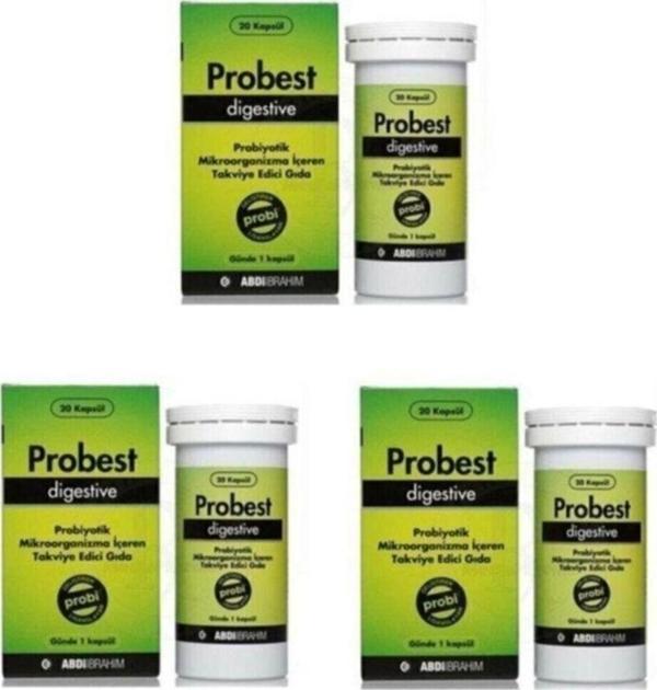 Probest Digestive Probiyotik 20 Kapsül 3 Kutu 8699514150800x3 - Image 1