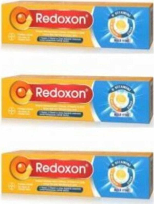 Redoxon Üçlü Etki C Vitamini D Vitamini Çinko Efervesan 15 Tablet / 3 Kutu - Image 1