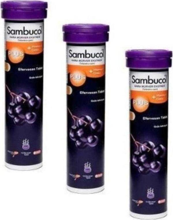 Sambucol Plus Efervesan 3'lü Paket - Image 1
