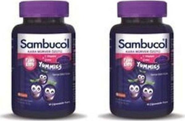 Sambucol Plus Kids Yummies 60 Çiğneme Tableti 2 Li Paket - Image 1