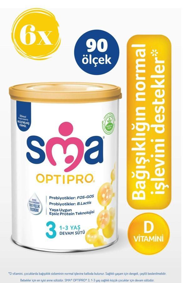 SMA Optipro Probiyotik 3 Devam Sütü 400  gr x 6 Adet - Image 1