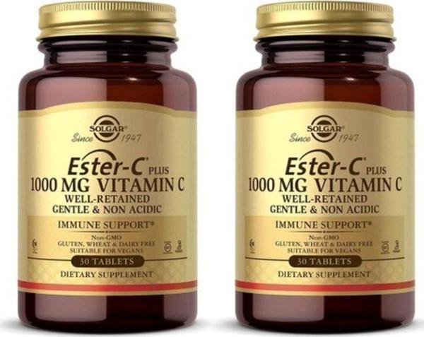 Solgar Ester-c Plus 1000 Mg 30 Tablet 2 Adet - Image 1