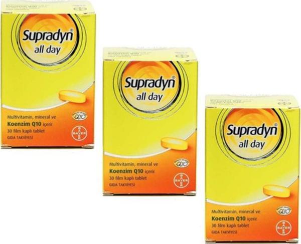 Supradyn Koenzim Q10 Multivitamin 30 Tablet (3 KUTU) - Image 1