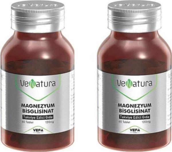 VeNatura Magnezyum Bisglisinat 60 Tablet 2 Adet - Image 1