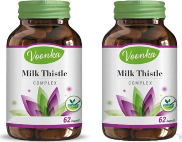 Voonka Milk Thistle 62 Kapsül 2 Adet - Image 1