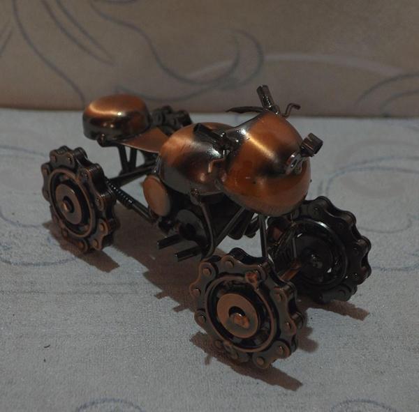 ATV MOTOR 4 TEKER METAL BİLYALI DEKORATİF EV ARKADAŞ VE OFİS HEDİYESİ - Image 1