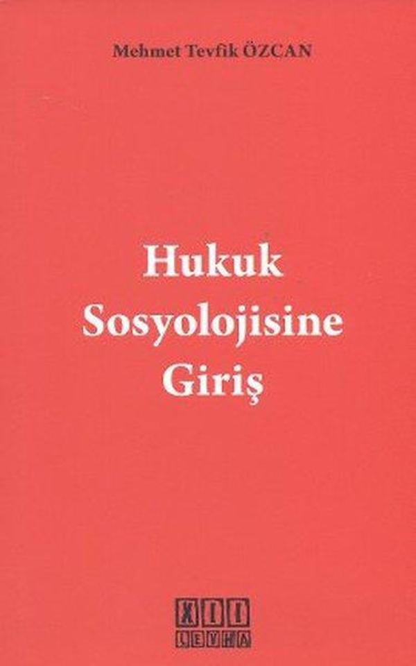 Hukuk Sosyolojisine Giriş - On İki Levha Yayıncılık - Image 1
