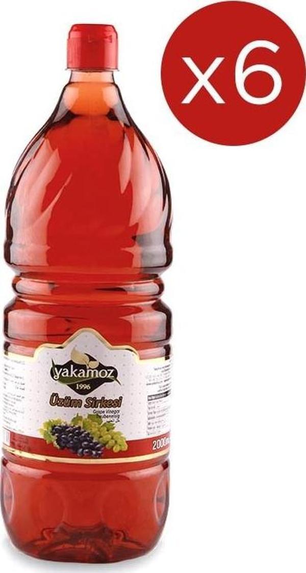 Yakamoz 2000 ml Üzüm Sirkesi x 6 Adet - Image 1