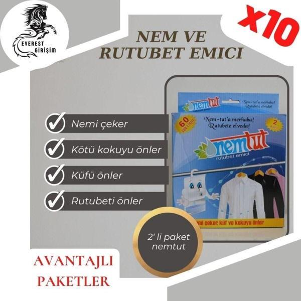 Nem Tut Nem Alıcı Rutubet Emici 20’li Avantaj Paketi (10 KUTU/20 PAKET) - Image 1