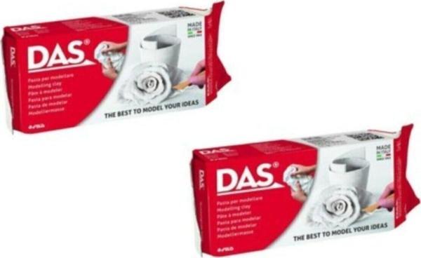 Das Seramik Kil Hamuru 2x500 Gr Beyaz - Image 1