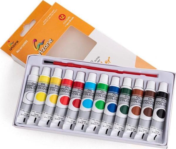 hobi24 Artzone Ekonomik Yağlı Boya Seti 12x12ml - Image 1