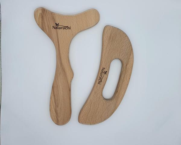 Ahşap Graston Madero Terapi ve Selülit 2'li Masaj Aleti Model 4 - Image 1