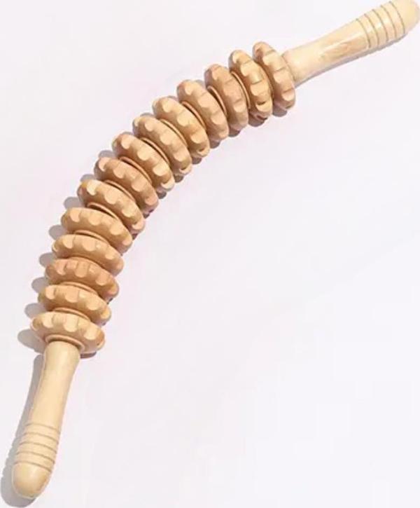 Madero Terapi & Selülit Ahşap Masaj Sopası Model 6 - Image 1