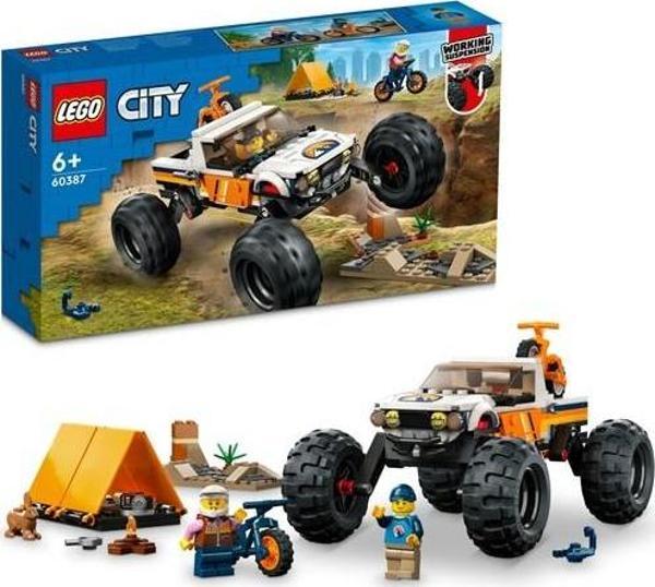 Lego City 4x4 Arazi Aracı Maceraları 60387 Lisanslı Ürün - Image 1