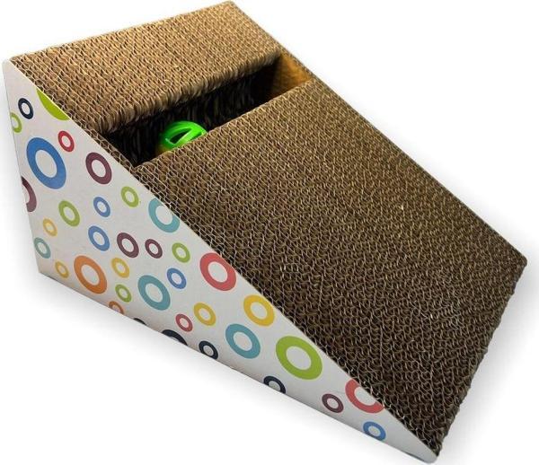 Rotipet Karton Kedi Tırmalama 27,5X14,5X20 Karton - Image 1
