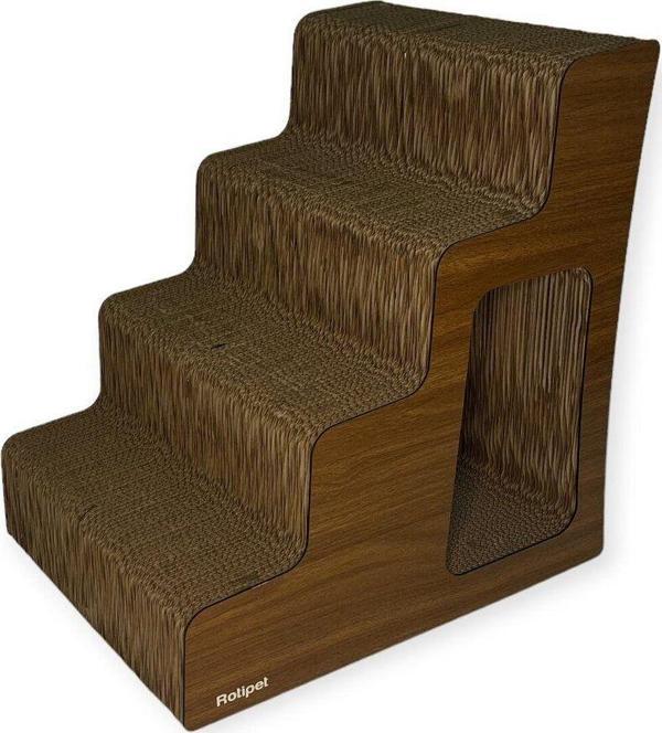 Rotipet Karton Kedi Tırmalama 50X50X40 Ahşap - Image 1