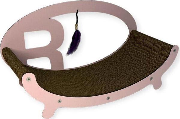 Rotipet Karton Kedi Tırmalama 59X30X25 Ahşap - Image 1