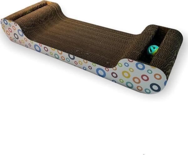 Rotipet Karton Kedi Tırmalama 60X9,5X20,5 Karton - Image 1