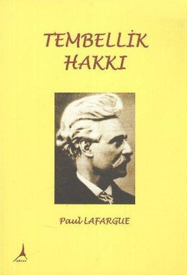 Tembellik Hakkı - Alter Yayınları - Image 1
