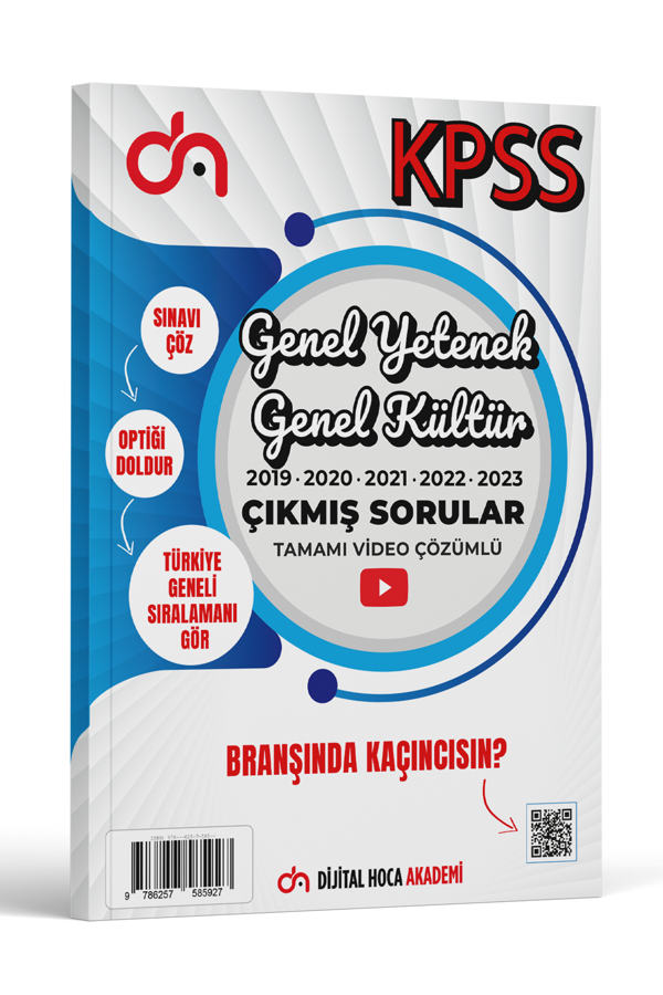 Dijital Hoca 2024 Genel Yetenek Genel Kültür Son Beş Yıl Çıkmış Sorular Tamamı Video Çözümlü - Dijital Hoca Akademi - Image 1