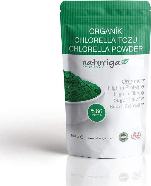 Naturiga Organik Klorella Tozu 100Gr - Image 1