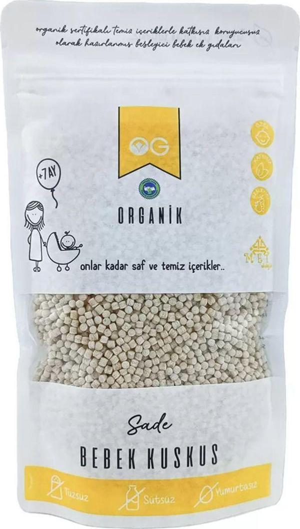 OG Natural Organik Sade Bebek Kuskus 250 Gr 7Ay - Image 1