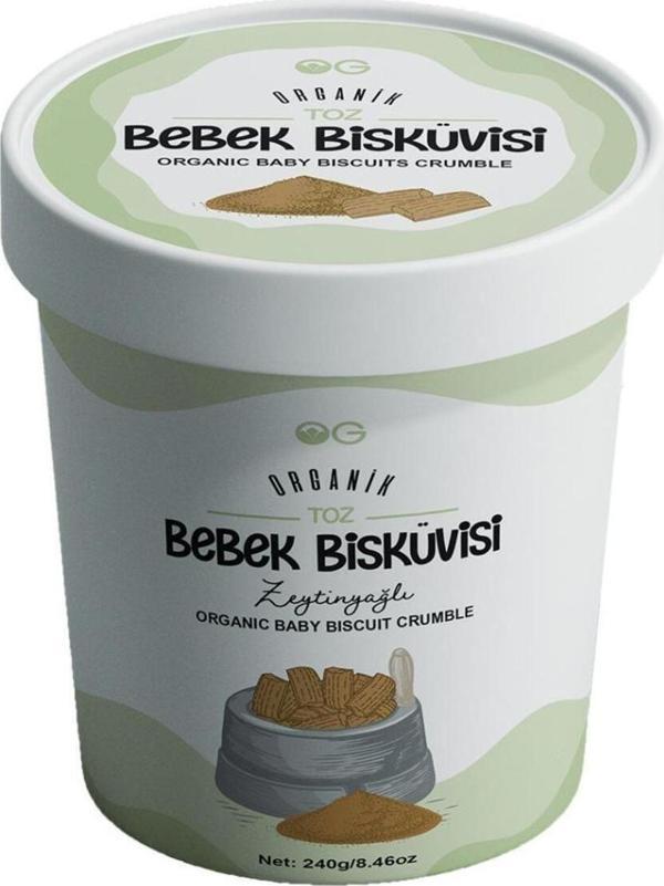 OG Natural Organik Toz Bebek Bisküvisi 240 Gr +6 Ay - Image 1