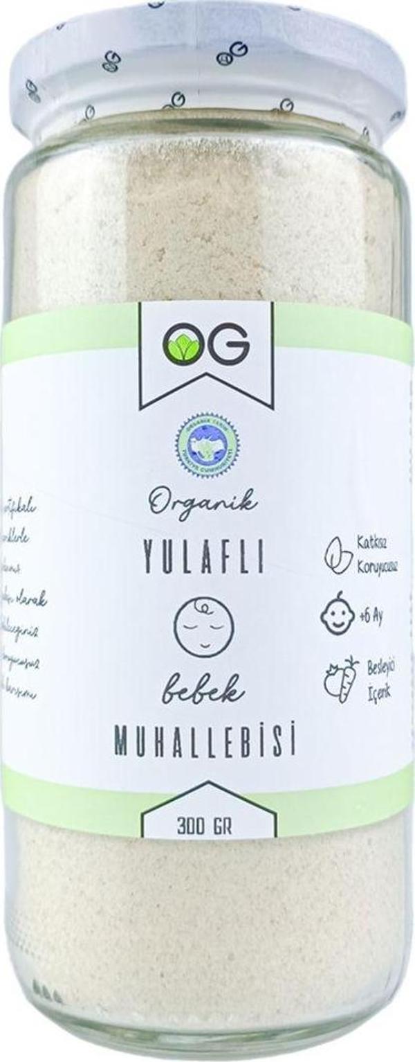 OG Natural Organik Yulaflı Bebek Muhallebisi Karışımı 300 Gr 6 Ay - Image 1