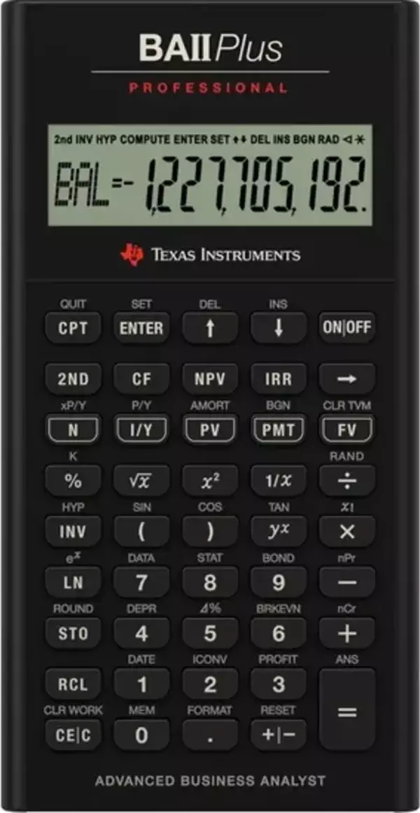 Texas Instruments Ba II Plus Professional Finansal Hesap Makinesi - Image 1