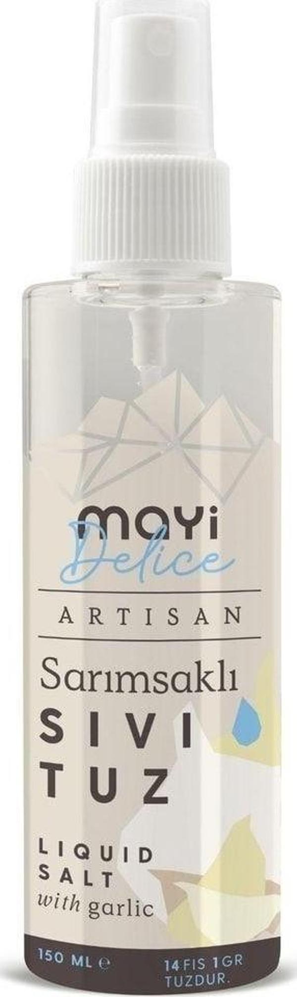 Mayi Tuz Mayi Artisan Sarımsaklı Sıvı Tuz 150 Ml - Image 1