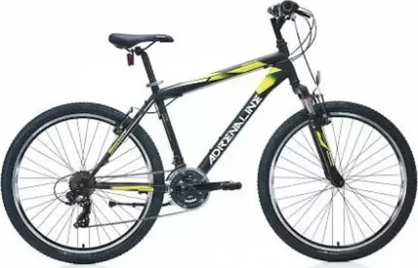 Bianchi Adrenaline V Fren 21 Vites 26 Jant Dağ Bisikleti Siyah Beyaz Sarı 41 Kadro - Image 1