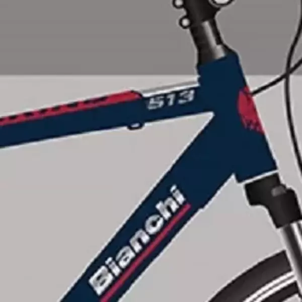 Bianchi Touring 513 HD Disk Fren 21 Vites 28 Jant Şehir Bisikleti Derin Mavi Kırmızı 46 Kadro - Image 1