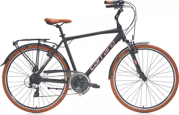 Carraro Elite 804 V Fren 24 Vites 28 Jant Şehir Bisikleti Siyah Kahve 48 Kadro - Image 1