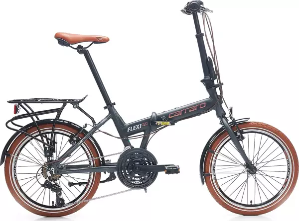 Carraro Flexi 121 V Fren 21 Vites 20 Jant Katlanır Bisiklet Antrasit Gri Bakır - Image 1