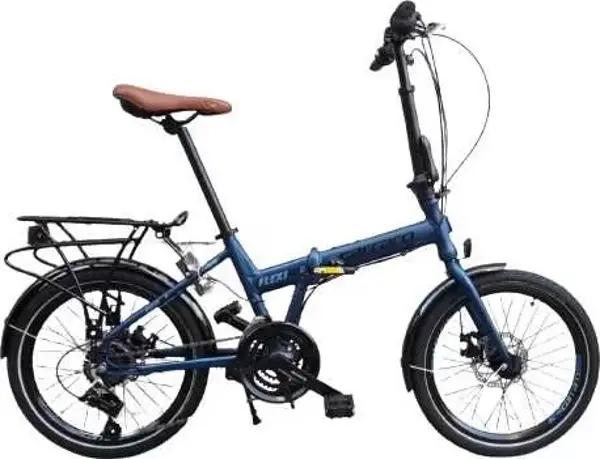 Carraro Flexi 121D M.Disk Fren 21 Vites 20 Jant Katlanır Bisiklet Mat Navy Mavi Siyah - Image 1