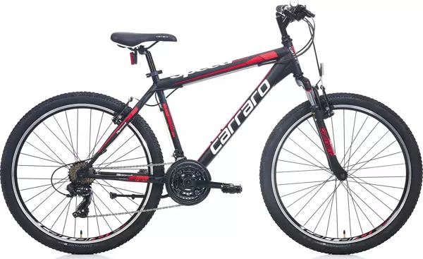 Carraro Speed 260 V Fren 21 Vites 26 Jant Dağ Bisikleti Siyah Kırmızı 41 Kadro - Image 1