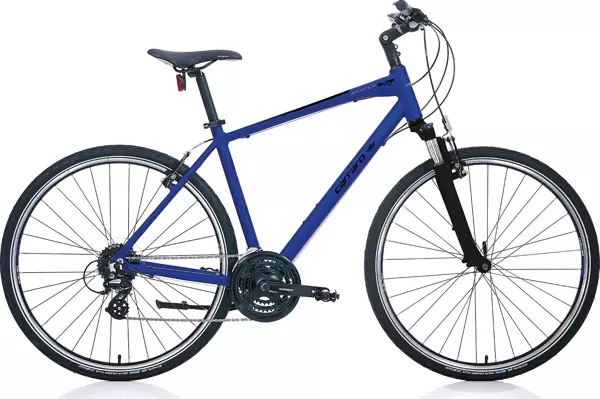 Carraro Sportive 224 V Fren 24 Vites 28 Jant Şehir Bisikleti Manyetik Mavi Siyah 51 Kadro - Image 1