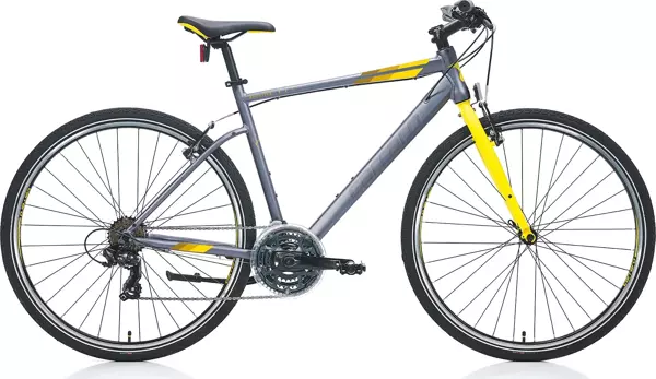 Carraro Sportive 321 V Fren 21 Vites 28 Jant Şehir Bisikleti Antrasit Sarı 48 Kadro - Image 1
