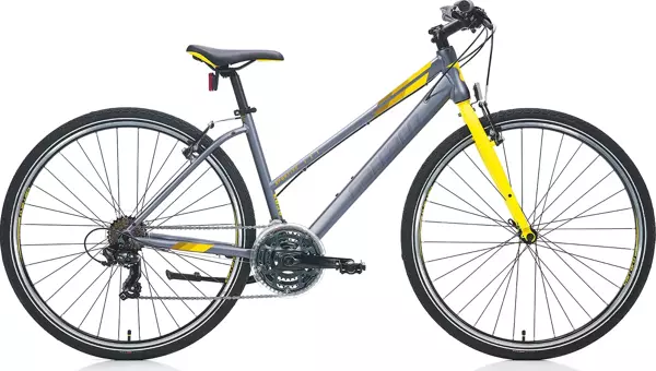 Carraro Sportive 322 V Fren 21 Vites 28 Jant Şehir Bisikleti Antrasit Sarı 40 Kadro - Image 1