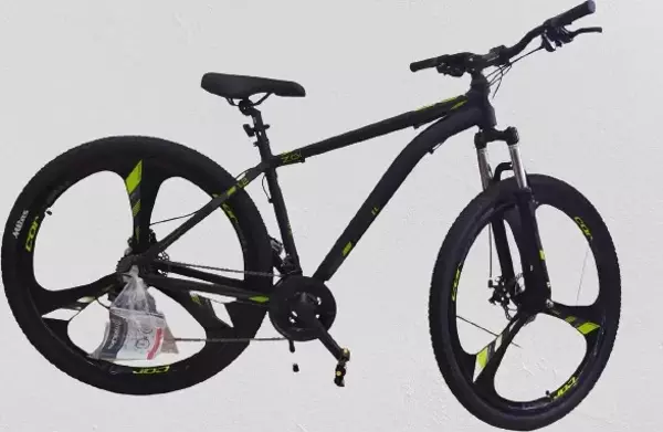 Corelli Zoi 1.1 MD Disk Fren 21 Vites 27,5 Jant Dağ Bisikleti Siyah Yeşil 18 Kadro - Image 1