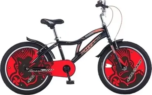 Salcano Badboy 20 Jant Çocuk Bisikleti Siyah Kırmızı - Image 1