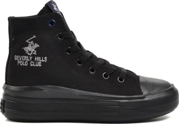 Beverly Hills Polo Club Po-30087 Siyah Kadın Hi Sneaker - Image 1