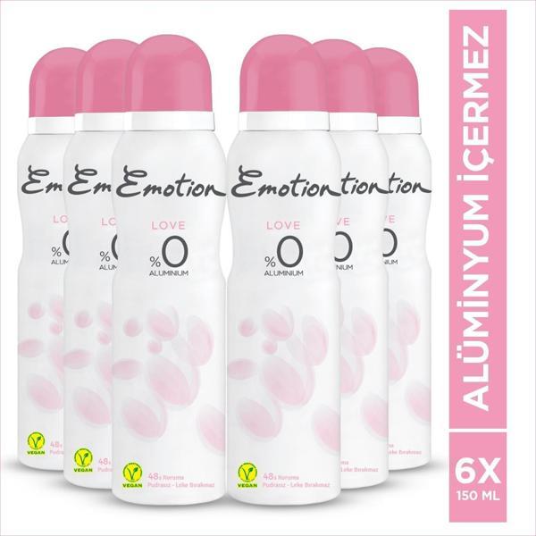 Emotion Love Kadın Deodorant 6X150Ml - Image 1