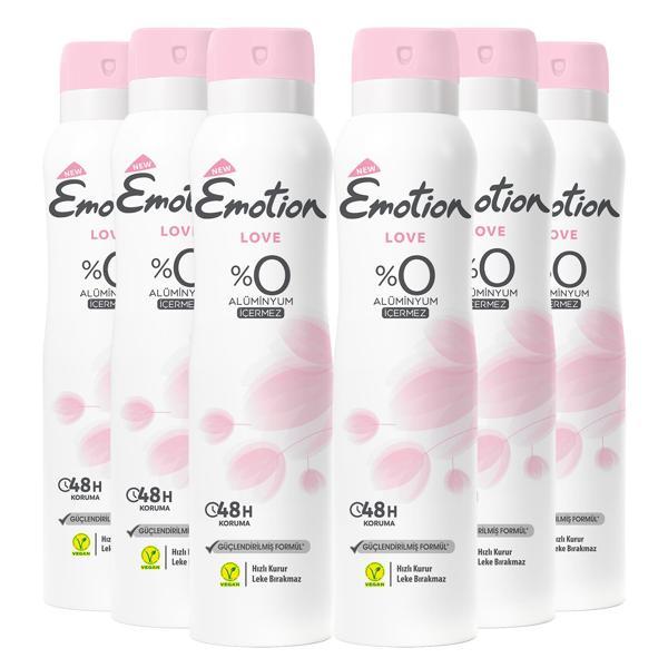 Emotion Love Kadın Deodorant 6X150Ml - Image 1