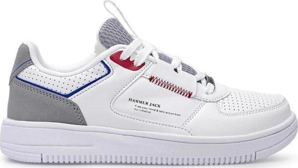 Hammer Jack 21225Z Spor Ayakkabı Beyaz-Kırmızı - Image 1