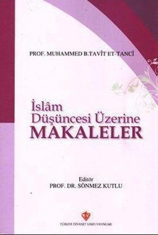 İslam Düşüncesi Üzerine Makaleler - Türkiye Diyanet Vakfı Yayınları - Image 1