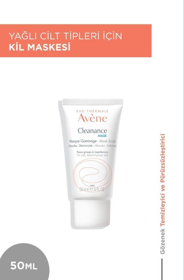 Avene Cleanance Mask 50 ml - Yağlı Ciltler İçin Maske - Image 1