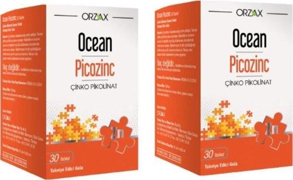 Ocean Picozinc Çinko Pikolinat 15 Mg 30 Tablet X2 Adet - Image 1