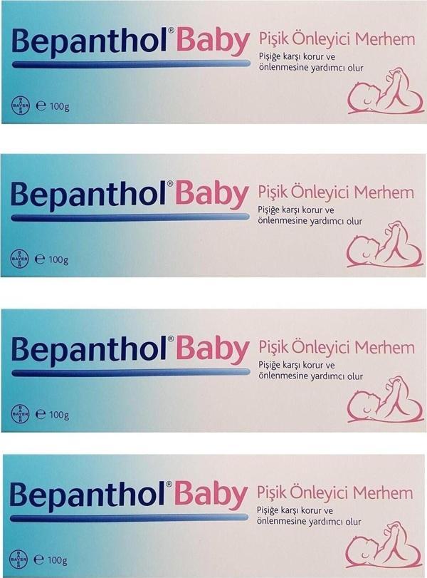 Bepanthol Baby Pişik Kremi 100 gr Pişik Önleyici 4 Adet - Image 1